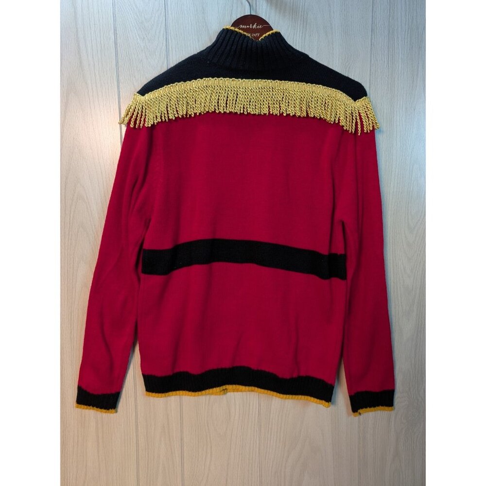 33 Degrees Ugly Christmas Sweater M Mens Nutcracker Soldier Holiday Party Fun - Picture 4 of 7